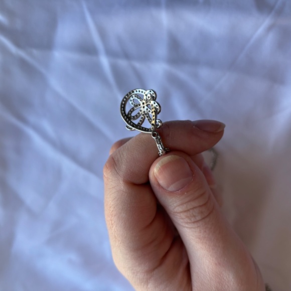 Sterling silver “butterfly” necklace - Picture 5 of 6